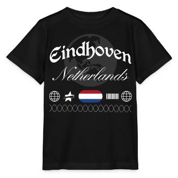 Eindhoven Niederlande Streetwear Reise Souvenir - Stanley/Stella Kinder T-Shirt MINI CREATOR  - Schwarz - Vorne - Mikhail (115cm)