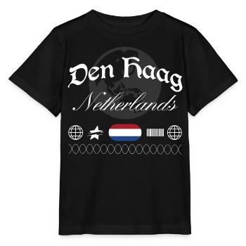 Den Haag Niederlande Streetwear Reise Souvenir - Stanley/Stella Kinder T-Shirt MINI CREATOR  - Schwarz - Vorne - Mikhail (115cm)