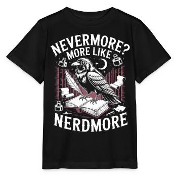 Parodie de Raven Nevermore - T-shirt bio MINI CREATOR Stanley/Stella Enfant - noir - Devant - Mikhail (115cm)