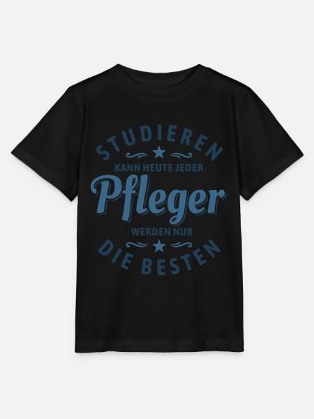Studieren kann jeder - Pfleger Spruch - Stanley/Stella Kinder T-Shirt MINI CREATOR - Schwarz