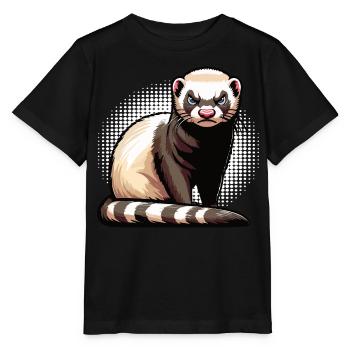 ferret ferret holder ferret owner - Stanley/Stella MINI CREATOR Kids’ T-Shirt - black - Front - Mikhail (115cm)