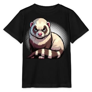 ferret ferret holder ferret owner - Stanley/Stella MINI CREATOR Kids’ T-Shirt - black - Front - Mikhail (115cm)
