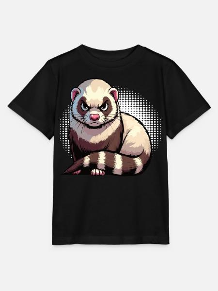 Frettchen Frettchenhalter Frettchenbesitzer - Stanley/Stella Kinder T-Shirt MINI CREATOR  - Schwarz