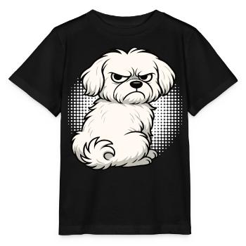 Malteser Maltese Owner Maltese Lovers - Stanley/Stella MINI CREATOR Kids’ T-Shirt - black - Front - Mikhail (115cm)