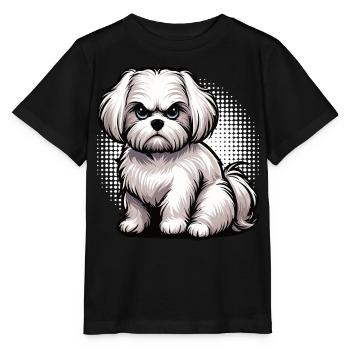 Malteser Propriétaire Maltese Lovers - T-shirt bio MINI CREATOR Stanley/Stella Enfant - noir - Devant - Mikhail (115cm)