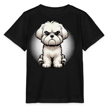 Malteser Maltese Owner Maltese Lovers - Stanley/Stella MINI CREATOR Kids’ T-Shirt - black - Front - Mikhail (115cm)