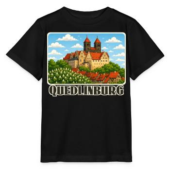 Quedlinburg - Stanley/Stella Kinder T-Shirt MINI CREATOR  - Schwarz - Vorne - Mikhail (115cm)