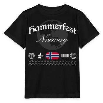 Souvenir de voyage Hammerfest Norway Streetwear - T-shirt bio MINI CREATOR Stanley/Stella Enfant - noir - Devant - Mikhail (115cm)