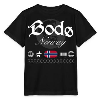Souvenir de voyage Bodø Norway Streetwear - T-shirt bio MINI CREATOR Stanley/Stella Enfant - noir - Devant - Mikhail (115cm)
