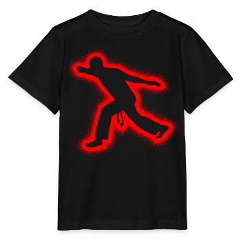 Capoerista Kampfsport Kinder Herren Capoeira - Stanley/Stella Kinder T-Shirt MINI CREATOR  - Schwarz - Vorne - Mikhail (115cm)