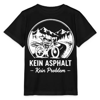 Kein Asphalt Kein Problem - Stanley/Stella Kinder T-Shirt MINI CREATOR  - Schwarz - Vorne - Mikhail (115cm)