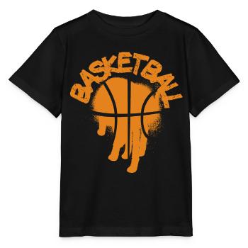 Basket-ball - T-shirt bio MINI CREATOR Stanley/Stella Enfant - noir - Devant - Mikhail (115cm)