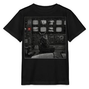 Centre de surveillance des hiboux mystères Crime animalier - T-shirt bio MINI CREATOR Stanley/Stella Enfant - noir - Devant - Mikhail (115cm)