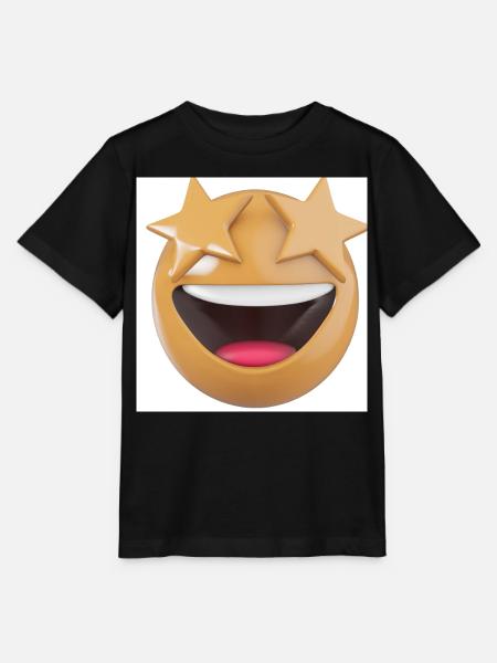 Sternenblick Lachen - Stanley/Stella Kinder T-Shirt MINI CREATOR - Schwarz