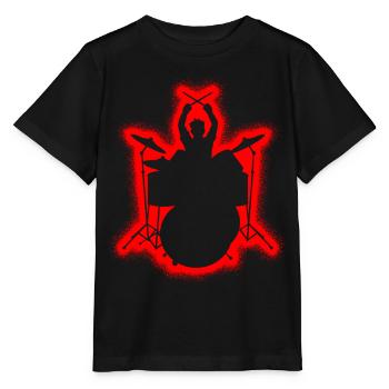 Tambours Tambours Enfants Hommes Tambours - T-shirt bio MINI CREATOR Stanley/Stella Enfant - noir - Devant - Mikhail (115cm)