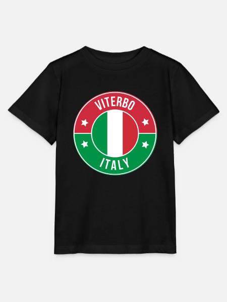 Viterbo Italien Abzeichenkreis - Stanley/Stella Kinder T-Shirt MINI CREATOR - Schwarz