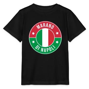 Marano di Napoli Round Emblem - Stanley/Stella MINI CREATOR Kids’ T-Shirt - black - Front - Mikhail (115cm)