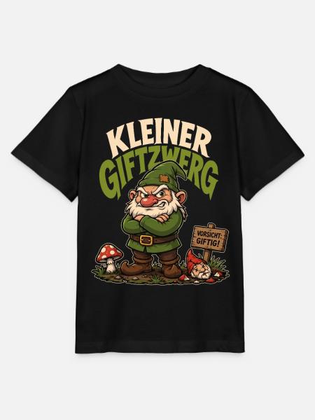 Kleiner Giftzwerg – Frecher Humor Spruch - Stanley/Stella Kinder T-Shirt MINI CREATOR - Schwarz