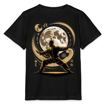 Tai Chi Zen Meditation – Chi Qigong Training - Stanley/Stella Kinder T-Shirt MINI CREATOR  - Schwarz - Vorne - Mikhail (115cm)