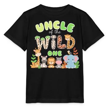 Oncle du Sauvage - T-shirt bio MINI CREATOR Stanley/Stella Enfant - noir - Devant - Mikhail (115cm)