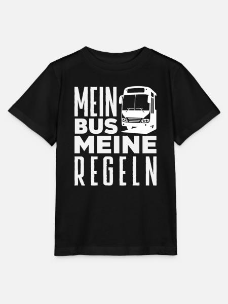 Mein Bus Meine Regeln Busfahrer - Stanley/Stella Kinder T-Shirt MINI CREATOR - Schwarz