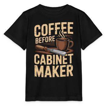 Cabinet Maker Coffee Cabinet Expert Coffee Lover - Stanley/Stella MINI CREATOR Kids’ T-Shirt - black - Front - Mikhail (115cm)