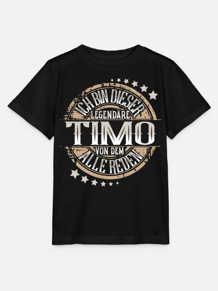 Timo - Stanley/Stella Kinder T-Shirt MINI CREATOR - Schwarz
