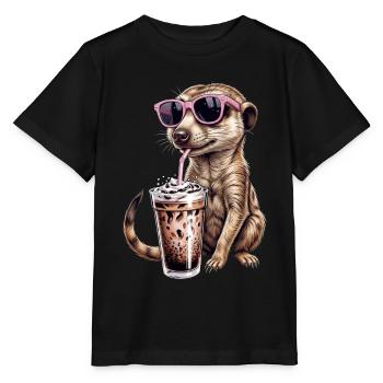 Terriens - T-shirt bio MINI CREATOR Stanley/Stella Enfant - noir - Devant - Mikhail (115cm)