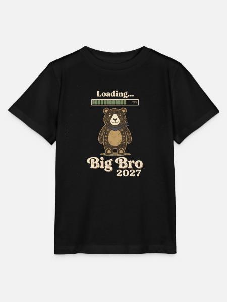 Großer Bruder 2027 Bär Loading - Stanley/Stella Kinder T-Shirt MINI CREATOR  - Schwarz