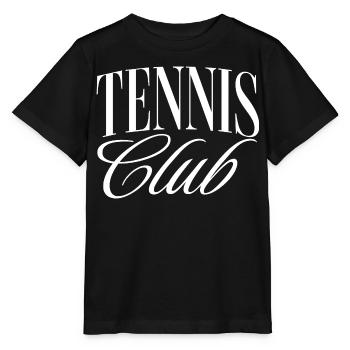 Tennis Club - T-shirt bio MINI CREATOR Stanley/Stella Enfant - noir - Devant - Mikhail (115cm)
