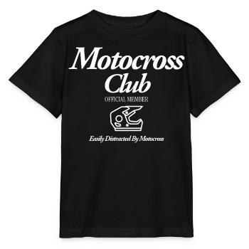 Motocross - T-shirt bio MINI CREATOR Stanley/Stella Enfant - noir - Devant - Mikhail (115cm)