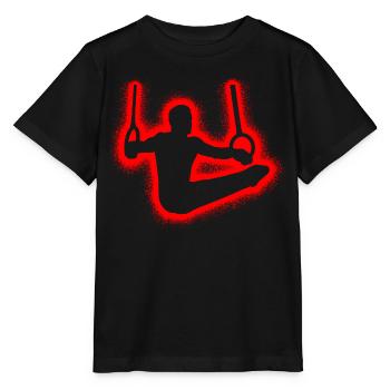 Gymnastique Gymnastique Ring Gymnastique Rings Gymnastique Enfants - T-shirt bio MINI CREATOR Stanley/Stella Enfant - noir - Devant - Mikhail (115cm)