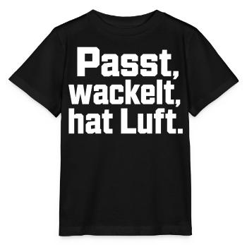 Fits Wobbles a de l’air révélant de l’humour artisanal - T-shirt bio MINI CREATOR Stanley/Stella Enfant - noir - Devant - Mikhail (115cm)