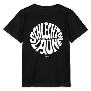 Psychedelischer Rundschrift-Club - Stanley/Stella Kinder T-Shirt MINI CREATOR  - Schwarz - Vorne - Mikhail (115cm)
