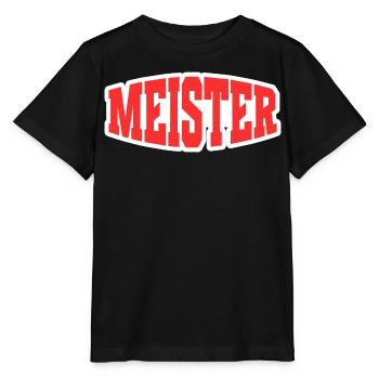 Meister - Stanley/Stella Kinder T-Shirt MINI CREATOR  - Schwarz - Vorne - Mikhail (115cm)