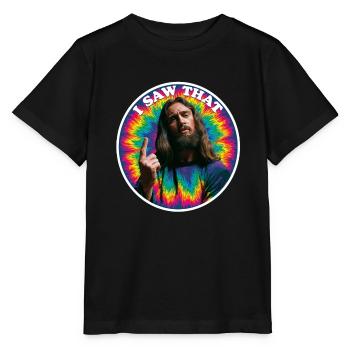 J’ai vu ce moment tie-dye - T-shirt bio MINI CREATOR Stanley/Stella Enfant - noir - Devant - Mikhail (115cm)