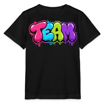 Team - Stanley/Stella MINI CREATOR Kids’ T-Shirt - black - Front - Mikhail (115cm)