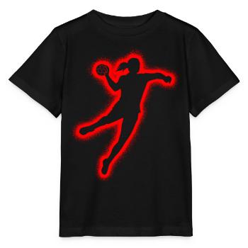 Joueuse de handball Handball féminine - T-shirt bio MINI CREATOR Stanley/Stella Enfant - noir - Devant - Mikhail (115cm)