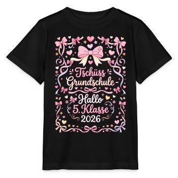 Goodbye Elementary School Hello 5th Grade 2026 - Stanley/Stella MINI CREATOR Kids’ T-Shirt - black - Front - Mikhail (115cm)