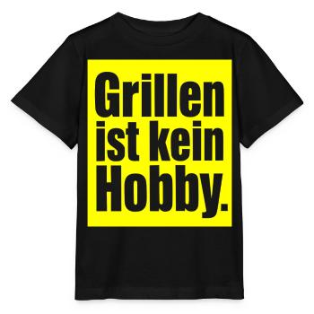 Grill Spruch Geschenk für Männer und Papa Grillfan - Stanley/Stella Kinder T-Shirt MINI CREATOR  - Schwarz - Vorne - Mikhail (115cm)