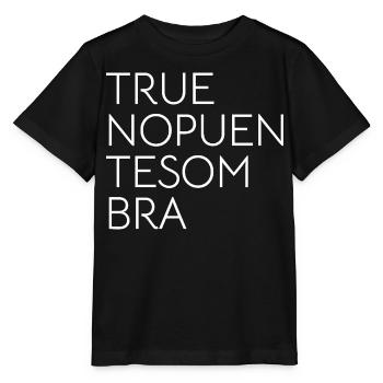 PONT DE L’OMBRE DU TONNERRE - T-shirt bio MINI CREATOR Stanley/Stella Enfant - noir - Devant - Mikhail (115cm)