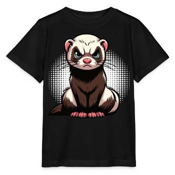 ferret ferret holder ferret owner - Stanley/Stella MINI CREATOR Kids’ T-Shirt - black - Front - Mikhail (115cm)