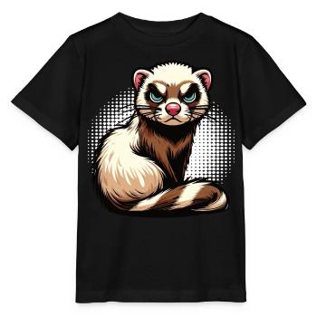 ferret ferret holder ferret owner - Stanley/Stella MINI CREATOR Kids’ T-Shirt - black - Front - Mikhail (115cm)