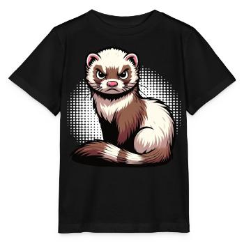 ferret ferret holder ferret owner - Stanley/Stella MINI CREATOR Kids’ T-Shirt - black - Front - Mikhail (115cm)