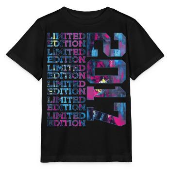 COOL 9 YEARS LIMITED EDITION 2017 9TH BIRTHDAY - Stanley/Stella MINI CREATOR Kids’ T-Shirt - black - Front - Mikhail (115cm)