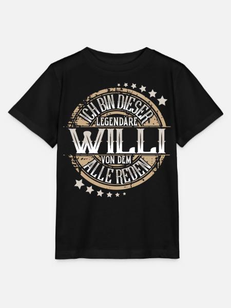 Willi - Stanley/Stella Kinder T-Shirt MINI CREATOR - Schwarz