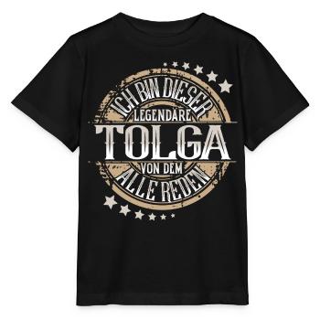 Tolga - Stanley/Stella Kinder T-Shirt MINI CREATOR  - Schwarz - Vorne - Mikhail (115cm)