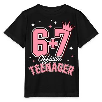 13th Birthday Shirt Funny Meme 67th Birthday 13 - T-shirt bio MINI CREATOR Stanley/Stella Enfant - noir - Devant - Mikhail (115cm)