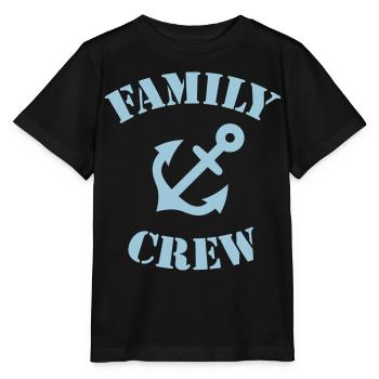 Family Crew (Anker / Schiffscrew / Sky Blue) - Stanley/Stella Kinder T-Shirt MINI CREATOR  - Schwarz - Vorne - Mikhail (115cm)