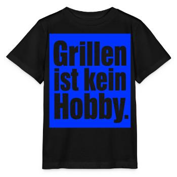 Grillmeister Spruch Geschenk für Männer & Väter - Stanley/Stella Kinder T-Shirt MINI CREATOR  - Schwarz - Vorne - Mikhail (115cm)